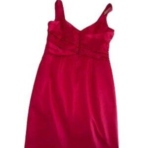 Share Cocktail Dress, Jones New York, Pink Satin, Size 8 Excellent Cond. Ruched